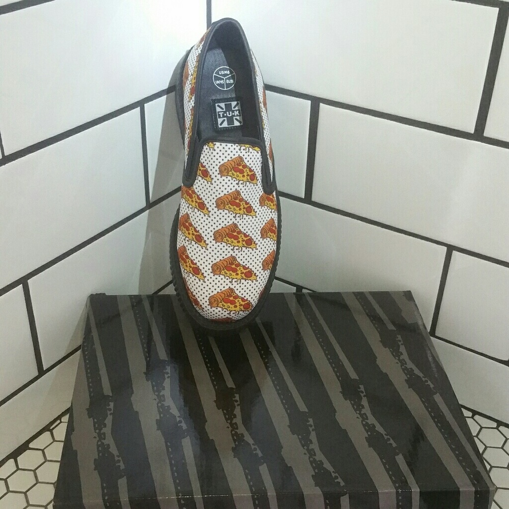 Tuk Pizza Slip-On Platform Creeper shoes